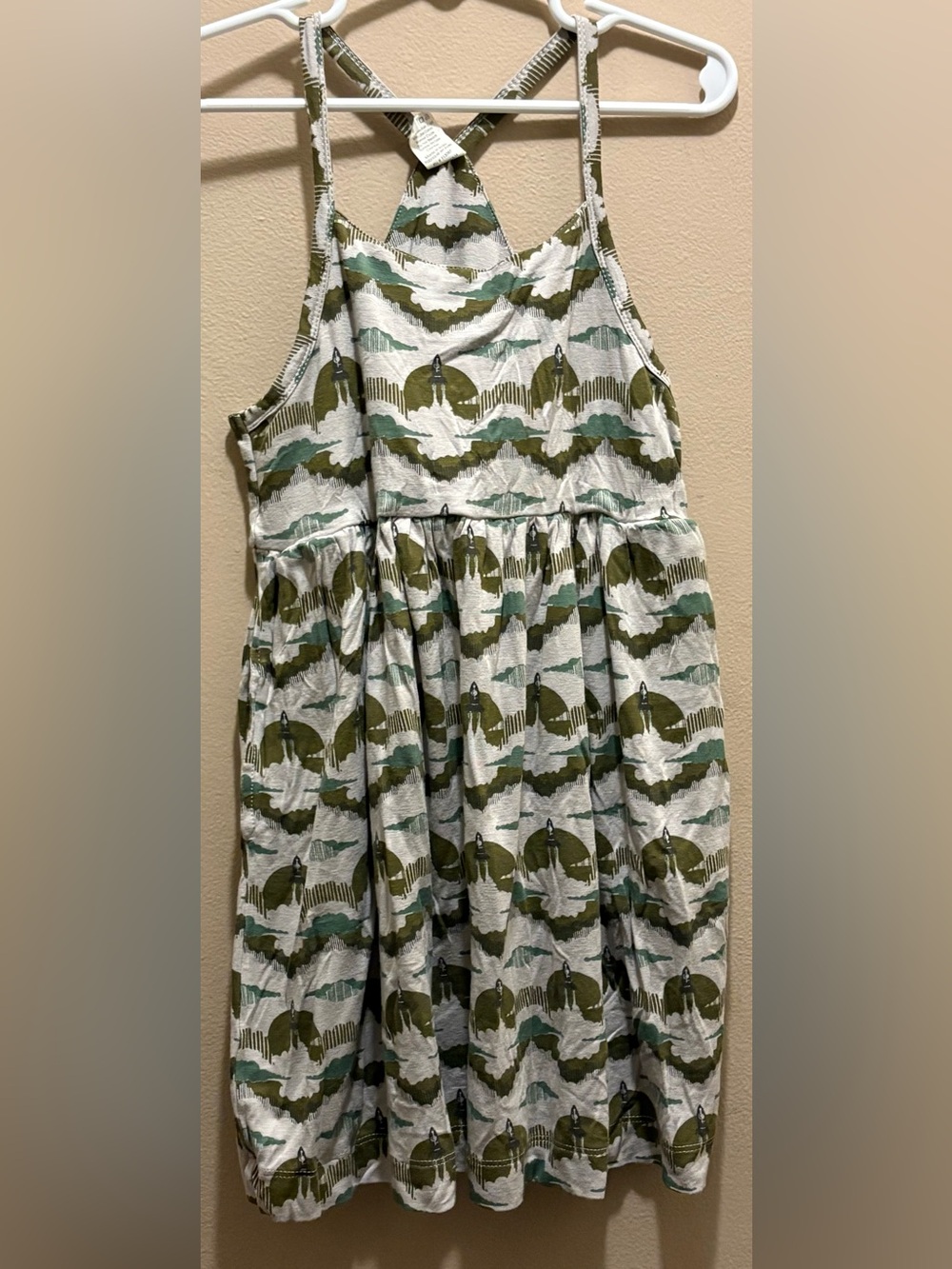 kate quinn size 5 year bamboo rockets skinny strap dress